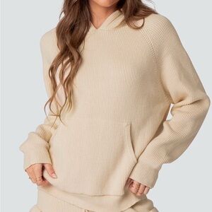 Edikted Cream Hoodie